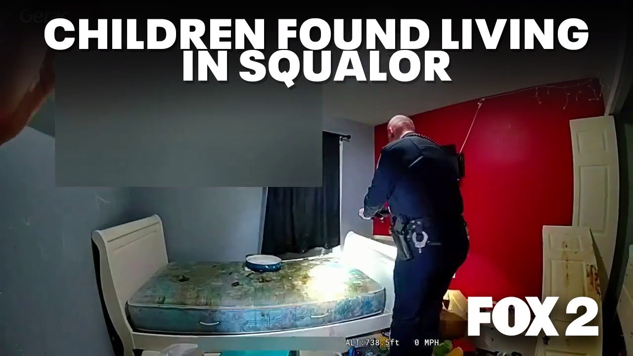 Two Michigan children living in squalor during welfare check