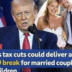 Trump’s tax cuts could deliver a $2,680 break for married couples with children