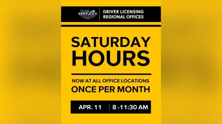 Driver licensing regional office locations change availability