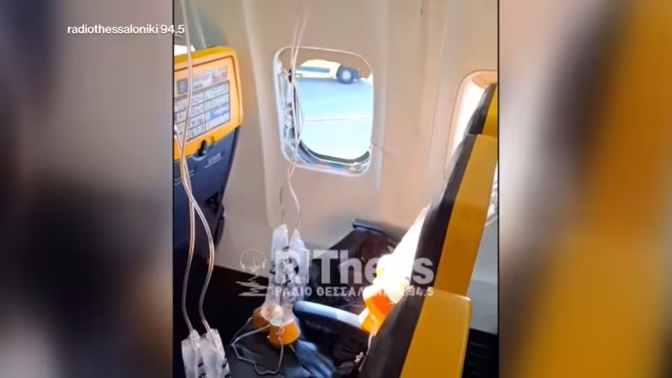 Passenger injured after being partially sucked out of plane after takeoff