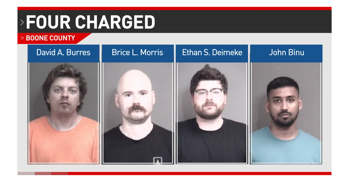 Eight Men Arrested in Boone County Child Sex Crimes Sting Indicted on Federal Charges